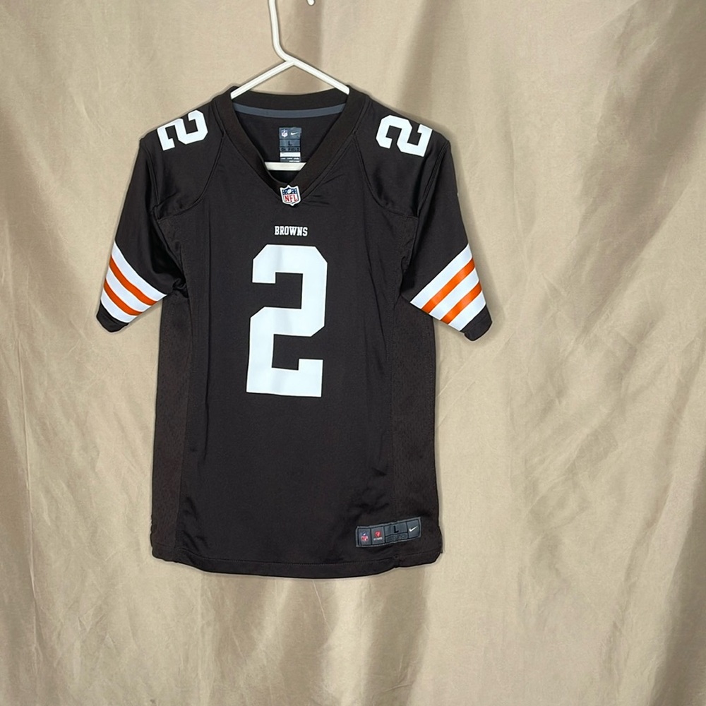 Nike Cleveland Browns NFL Jersey #2  Johnny Manziel Youth Large